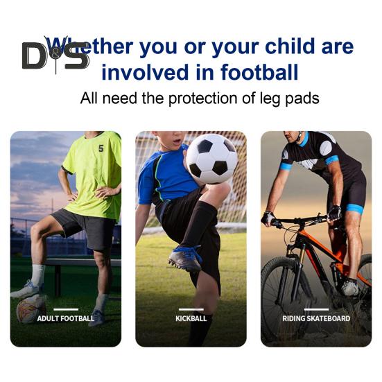 1 Pair Youth Football Shin Guards Shock Absorption Mini Shin Pads Leg Protector for Boys Girls Thickened Soccer Training Aid Outdoor Sports Gear