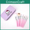 Printed Box Iron Portable Makeup Set Brush Suitable For Daily Girls