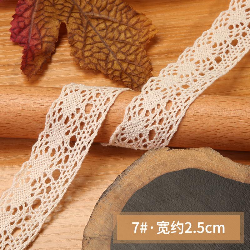 Hollow Lace Handmade Diy Decorative Lace Strap Clothing Clothes Tablecloth Curtains Fabric Material Cotton Thread Lace Edge