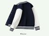 Kids' Color Block Baseball Jacket - Trendy Spring Long Sleeve Cardigan for Boys & Girls 2026.