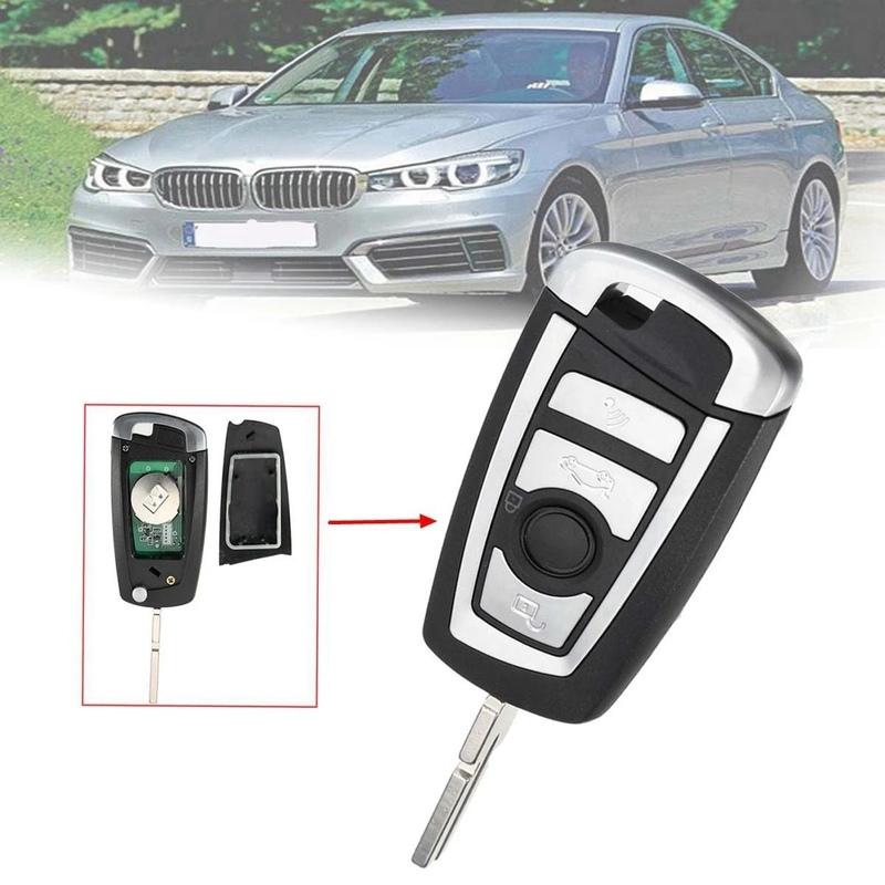 Langlebig-4 Tasten 433MHz Modifizierter Klappschlüssel Ohne 7935AA ID44 Chip Für -BMW E38 E39 E46 Steuerung Keyless PCF7935AA