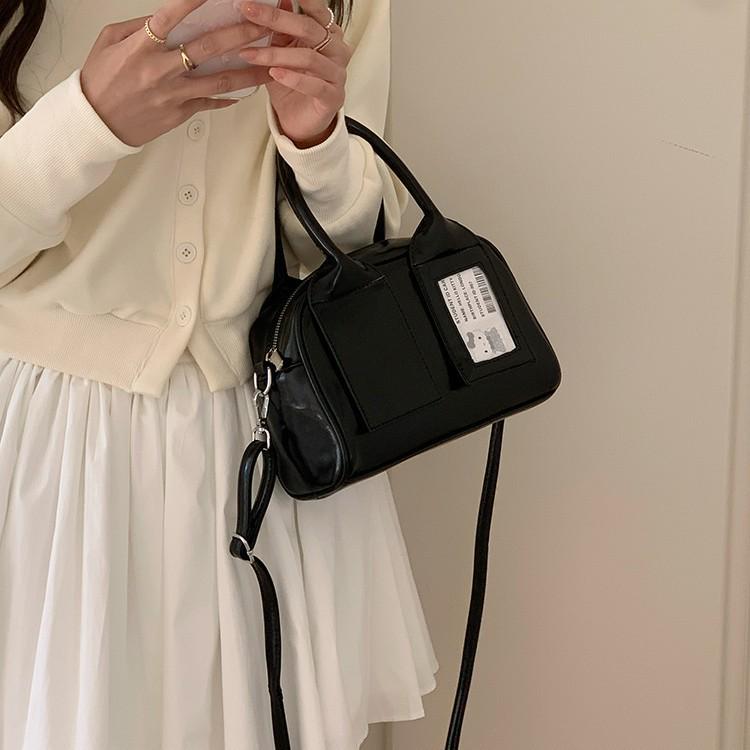 Korean Sweet Handheld Bowling Bag for Women 2025 - Fashionable Pillow-Style Versatile Crossbody Ita Bag