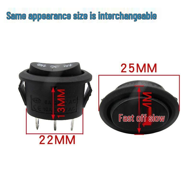 Universal Electric Kettle High-Lift Three-Speed Power Switch with Manual/Automatic Off