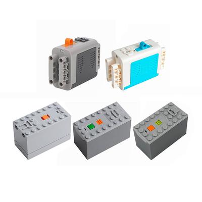 Cutie Baterie Reîncărcabilă MOC cu Controler de Viteză Multifuncțional pentru AA/AAA/Litiu - Compatibilă cu Blocurile de Construcție Tehnice