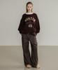 SSIN AND LEE (W) Solive Winter Cotton Sweatshirt Brown
