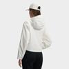 Fila White Fashion Classic Simple Sports Casual Elegant Relaxed Versatile Comfortable Hooded Woven Jacket Women jackets Cloud-White F11W623704FWT