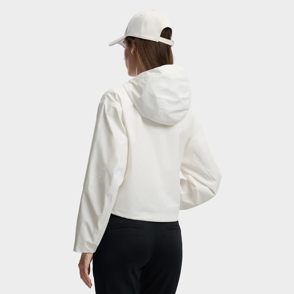 Fila White Fashion Classic Simple Sports Casual Elegant Relaxed Versatile Comfortable Hooded Woven Jacket Women jackets Cloud-White F11W623704FWT