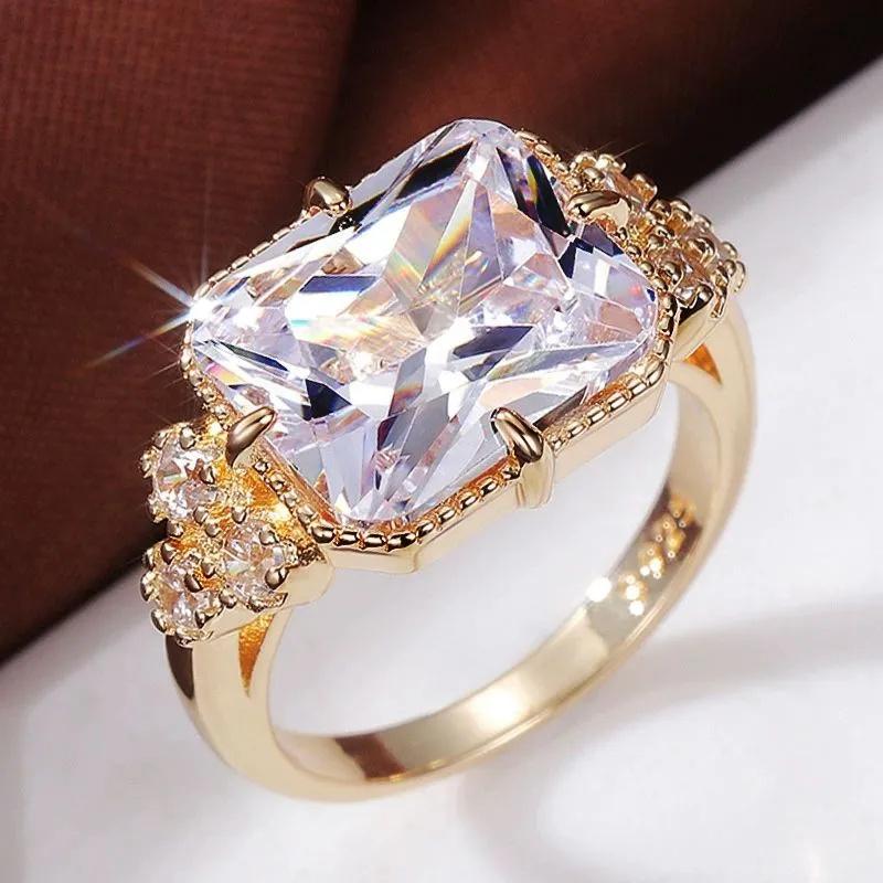 Jewelry Full Diamond Fashion Women's Ring Diamond Ring