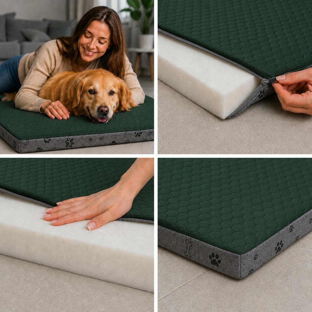[15] Dog Bed, Pet Mattress 100x70cm LBELLA100