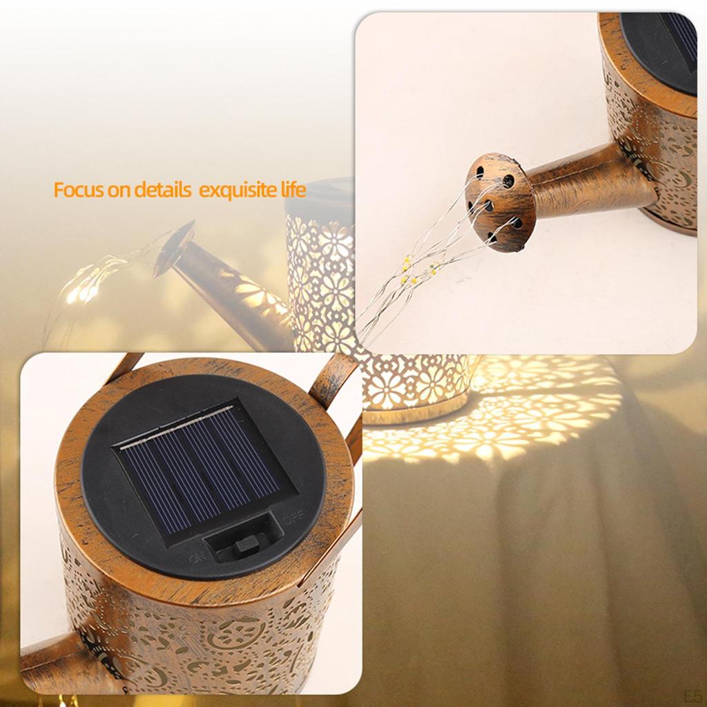 Waterproof Lights, Solar Watering Can Light Outdoor Garden Decor