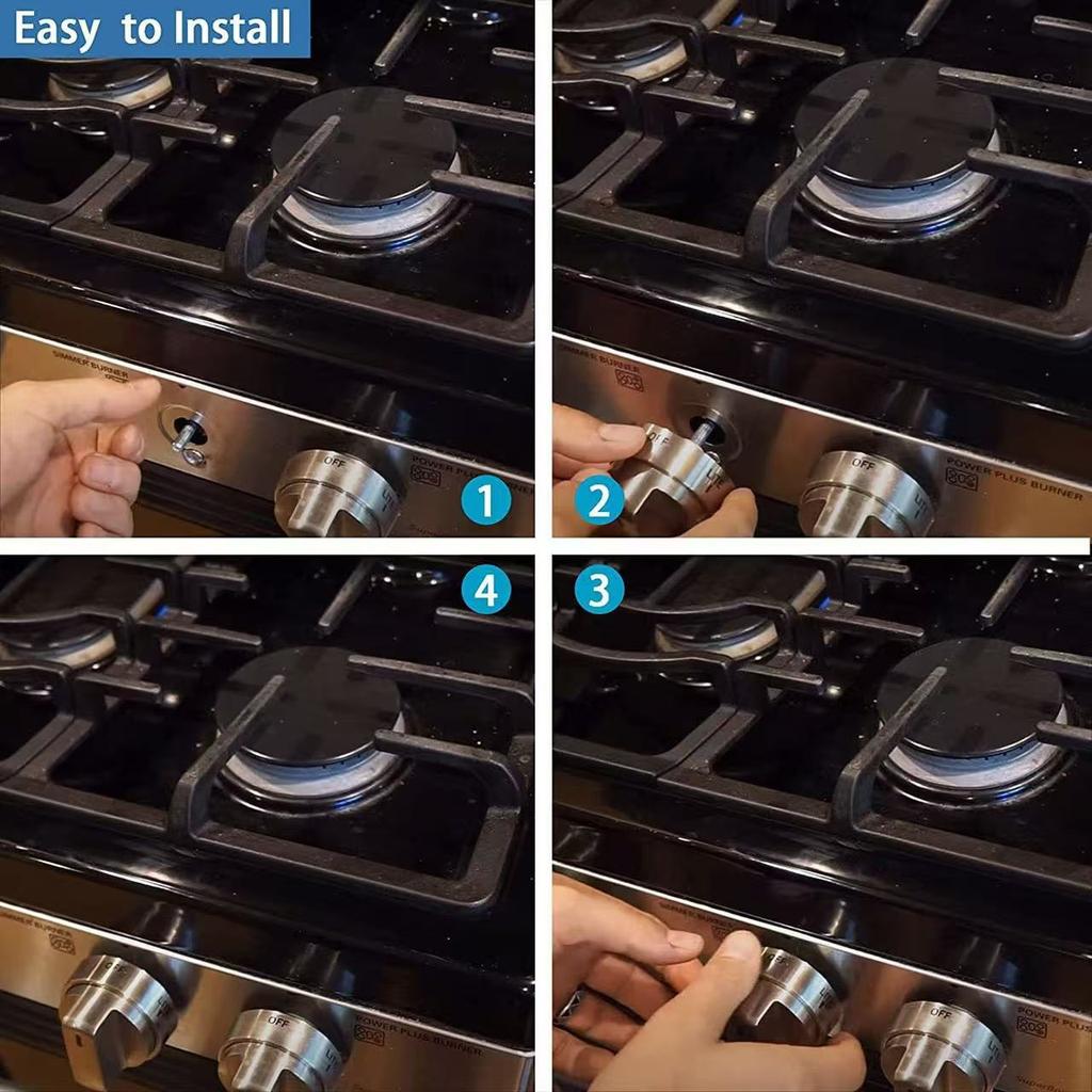 2 PC/Set Stove Knobs Replacements for Lg Gas Range/Oven LRG3036ST LRG3095ST AEZ72909008 AEZ73453509