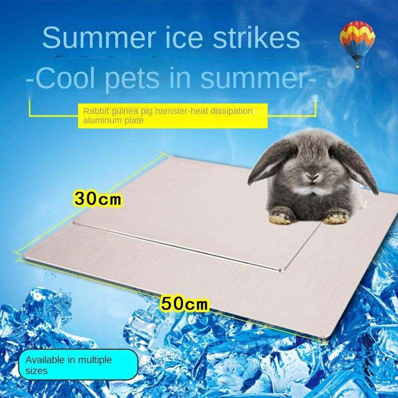 

Pet hamster summer cold cooling plate rabbit chinchilla guinea pig heat dissipation plate cooling supplies large cooling aluminum plate