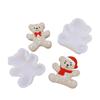 Santa Bear Shaped Silicone Mold Food Grade Materials For Baking Soap Making Candy Crafts Holiday Party Essential