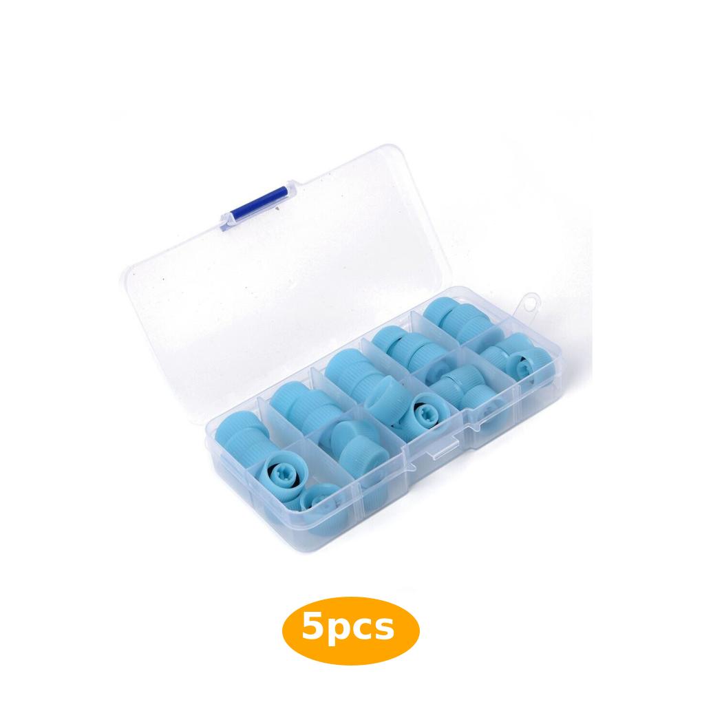 30ps Air Conditioner Part Portable Car Dust Cover Lightweight Practical Valve Core Cap High Low Side Caps Auto Accessories