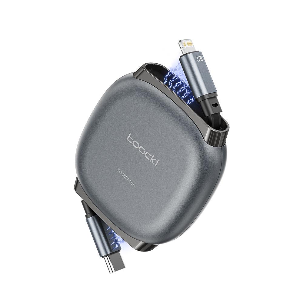 Toocki 100W Retractable Fast Charging Cable for Apple MacBook and iPad
