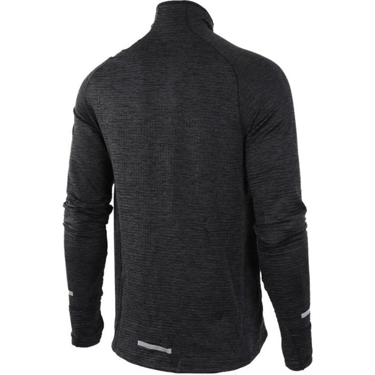 Nike Casual Sports Stand Collar Long Sleeve T-Shirt Men Tops Black Gray 683907-011