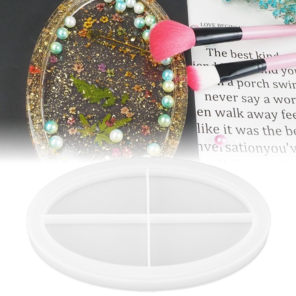Soft Silicone Silicone Tray Mold Easily Demold Fruit Tray Mold Oval Tray Mold  DIY Craft