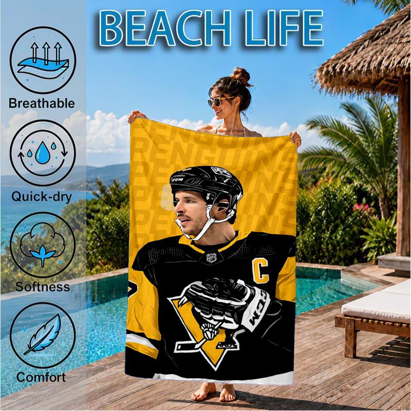 Crosby Reaches Beach Towel, Super Soft Microfiber, Perfect Gift for Her/Him, Birthday, for Pool, Beach, Travel, Decor Beach Party