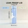 1PC Heartbeat Line White Graphic 750ml Color Plastic Sports Water Bottle Leakproof Flip Straw Lid Suitable for Sports Office Home Use