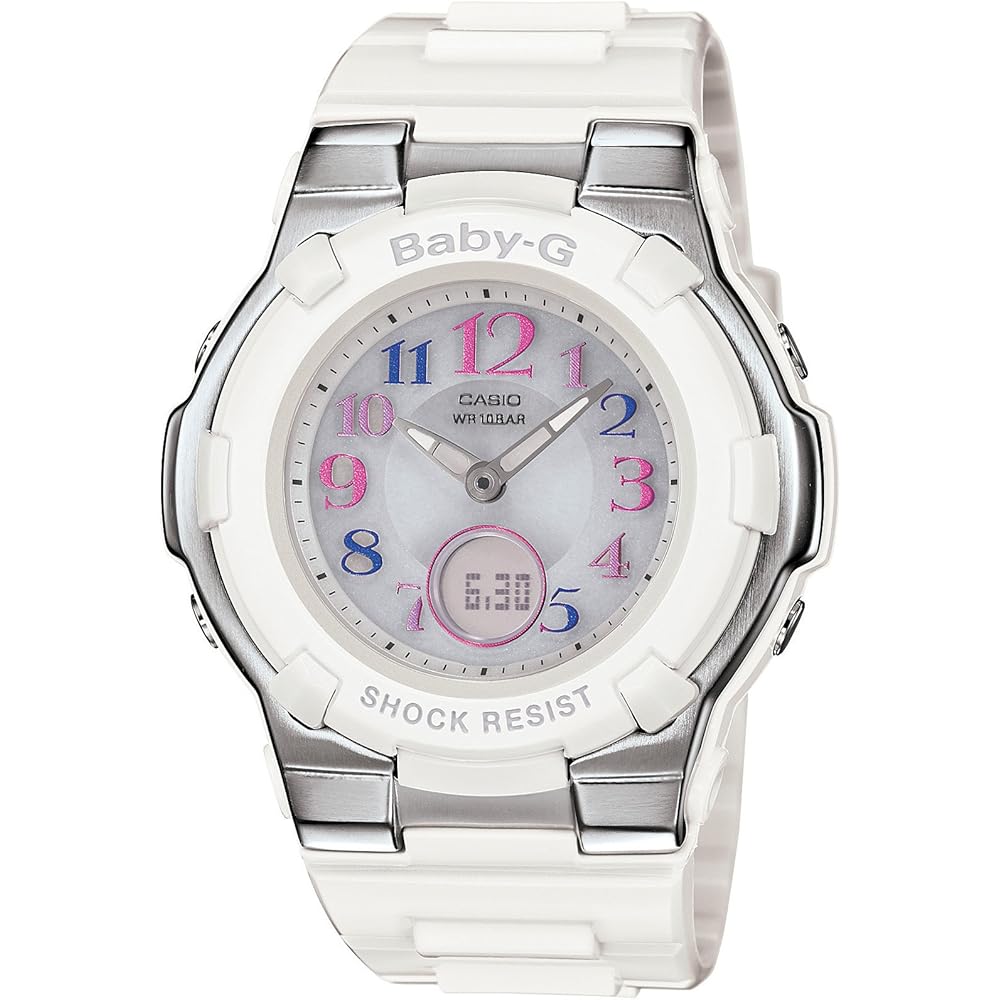 Casio Baby-G Solar Radio Wave Watch BGA-1100GR-7BJF Women s White