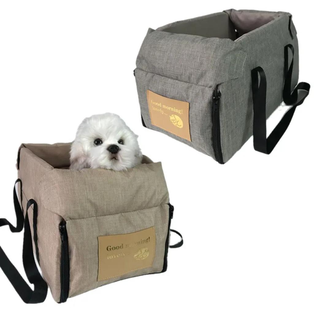 New Portable Dog Car Seat Bed with Central Safety Travel Cat Dog Bed, Central Car Seat Transport Bag Chihuahua Accessories