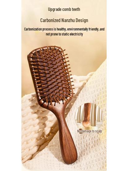 Golden Thread Sandalwood Anti-Static Scalp Massage Comb for Men and Women