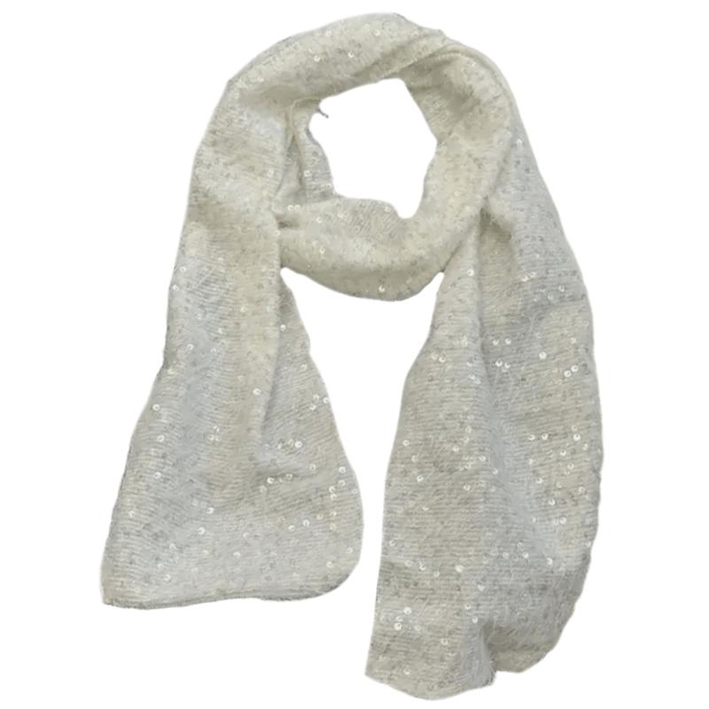 

Sequins Decoration Neckerchief Plush Stylish Scarf with Glittering for Fashionable Women 1