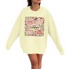 Women's Casual Fashion Long Sleeve Halloween Print Pullover Round Neck Sweatshirt