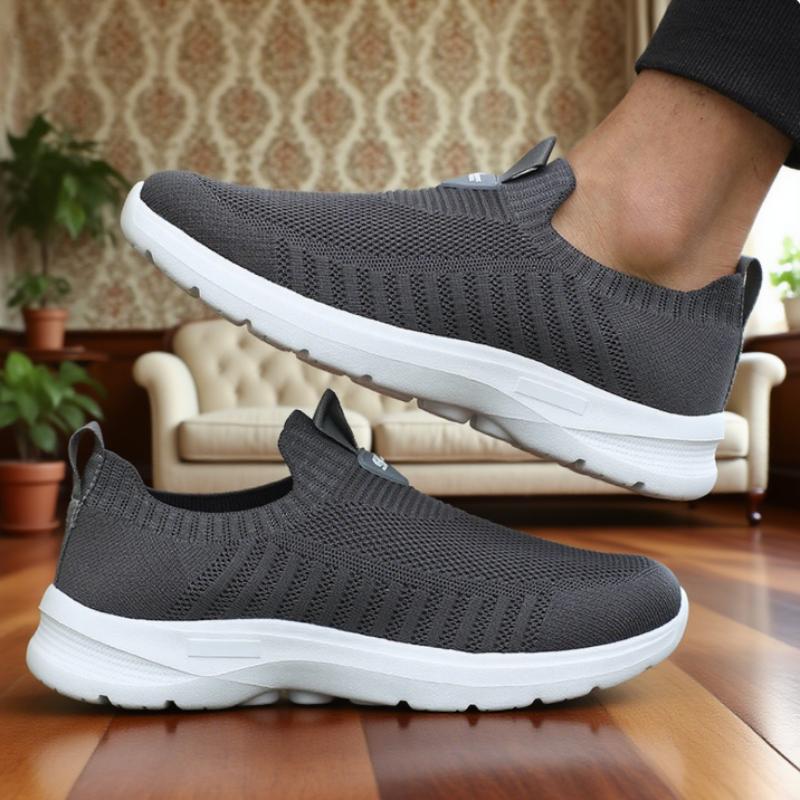 Men'S Soft Soled Walking Shoes New Lightweight Comfortable Classic Timeless Lazy People Be Used  Outdoor Tennis Fitness Sneakers