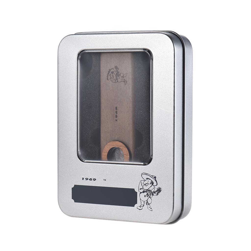 Ručně vyráběné dřevěné kazoo dřevěná harmonika s kovovou úložnou krabičkou hudební nástroj hračka pro děti dospělé