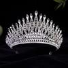 Elegant Baroque Queen Tiaras Luxury Bridal Headwear Rhinestone Diadem  Wedding Party Supplies