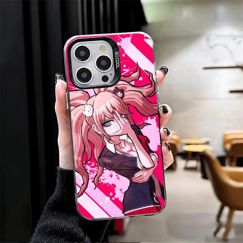 Anime D-Danganronpa Soft Phone Case for iPhone 15 16 17 Pro Max 17Air 16E 14 Plus 13 12 Mini Shockproof Cover Back Shell