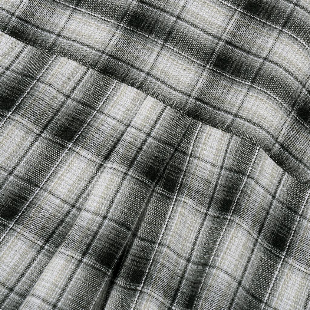 FILLUMINATE Neutral Check Shirt - Black