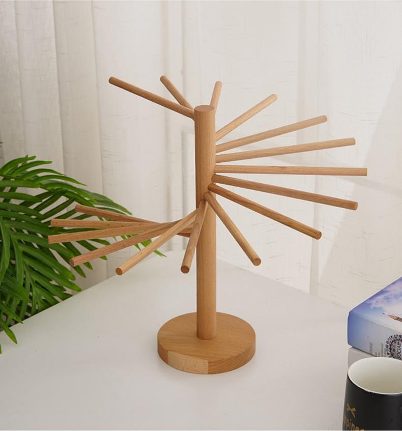 Wooden Noodle Drying Rack for Home & Restaurant