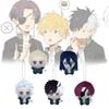 Plush Breaker Wind Keychain Cute Cartoon Girl Backpack Decorative Pendant Gift