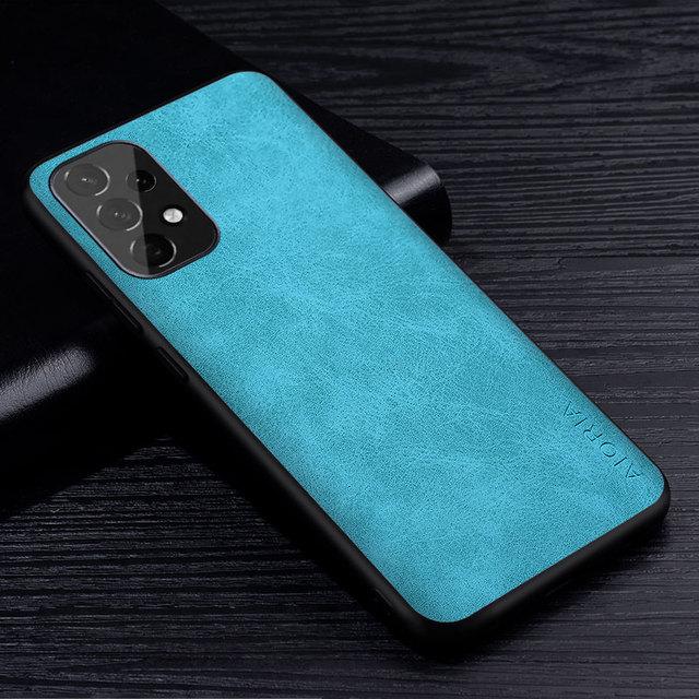 Premium Pu Leathe Case For Samsung Galaxy A53 5g Scratch -Resistant Solid Color Cover For Samsung Galaxy A73 A53 A33 A23 5g Case