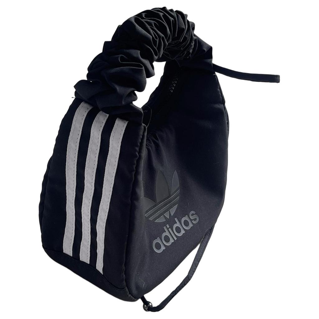 New Adidas Canvas Bag Cloud Bag Handbag Shoulder Bag Medium Size Women's Black JP0145