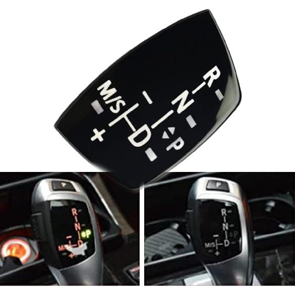 Gear Shift Knob Panel Trim Cover Decal Compatible with BMW F Chassis 1 3 5 6 7 X1 X3 X5 X6 F10 F10 F30 F35 F18(Long)