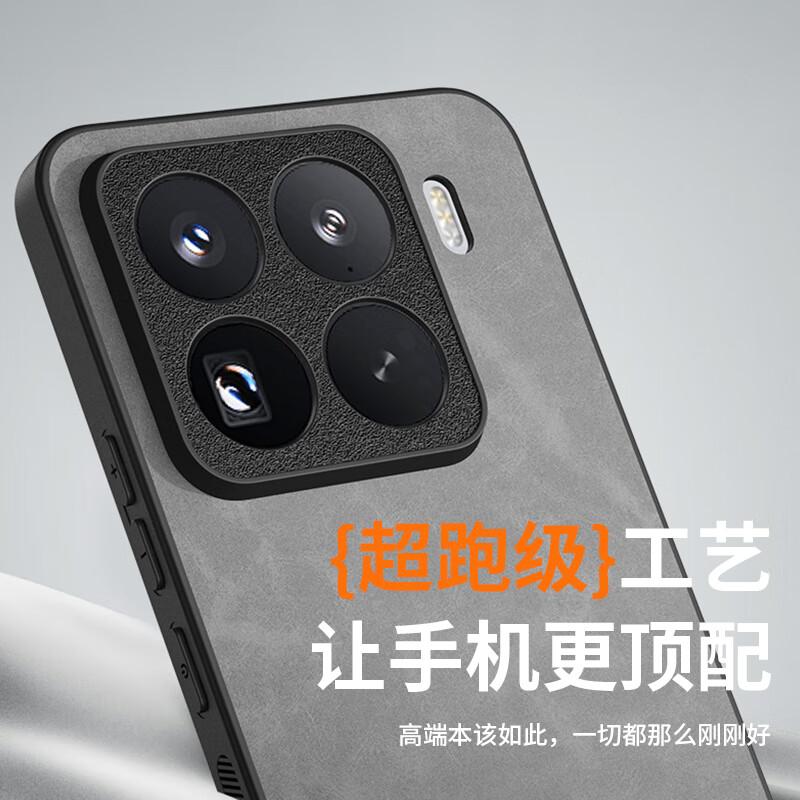Case for Xiaomi 15 Pro, Xiaomi 15 Pro Protective Cover, Upgraded Skin-Like Matte Lens Full Protection Personalized Silicone Case - Coral Blue
