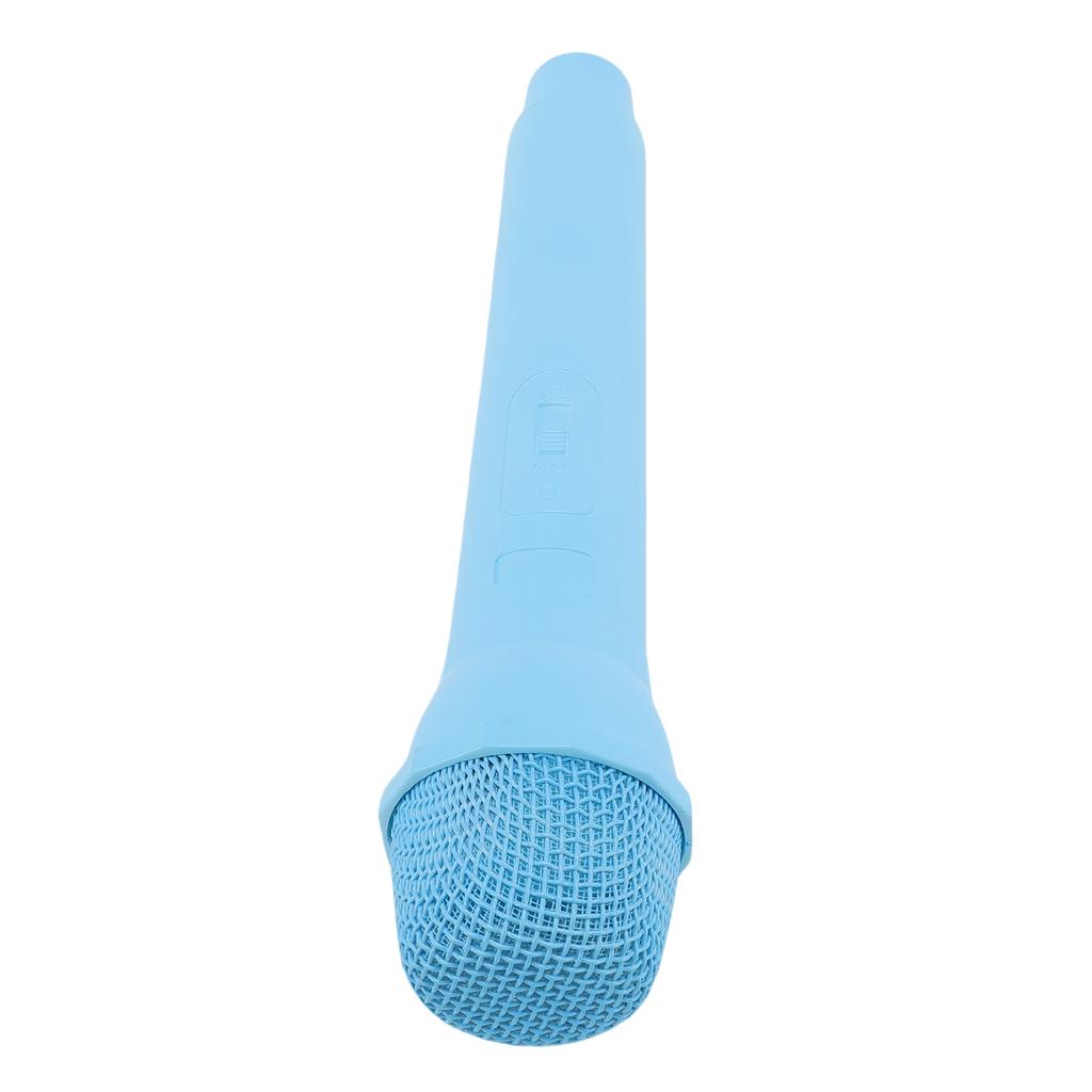 Microphone Prop Lightweight Simulated Plastic Fake Microphone for Singing Speaking Training Cosplay Photography