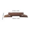 Wooden Color Guitar Bridge Archtop Jazz Guitar Bridge Vintage Rosewood Guitar Bridge  Guitar