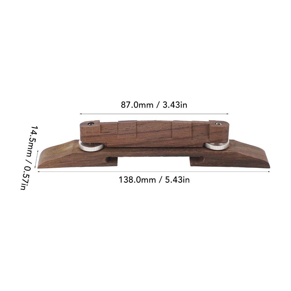 Wooden Color Guitar Bridge Archtop Jazz Guitar Bridge Vintage Rosewood Guitar Bridge Guitar