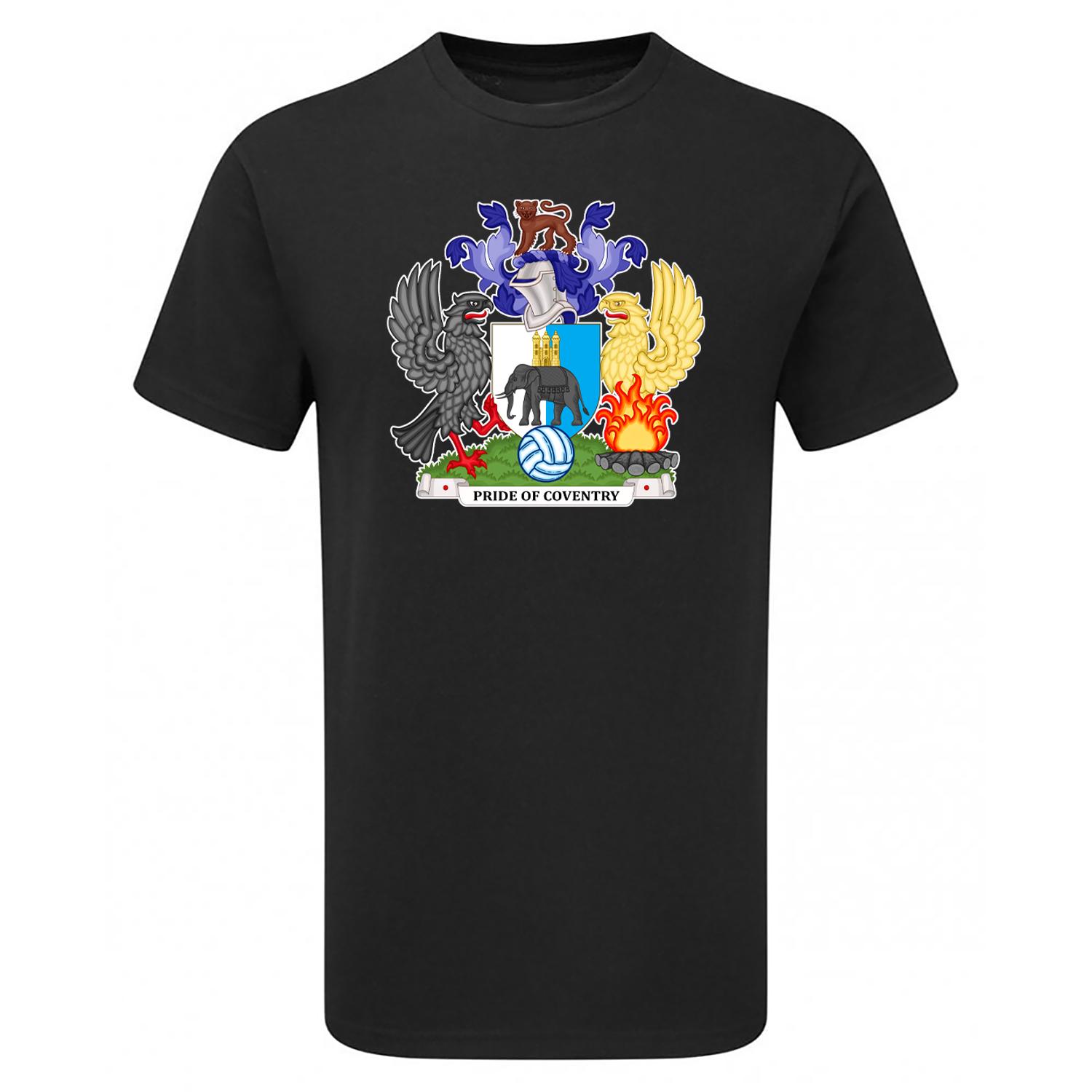 Coventry Champions Tshirt UNISEX and Women Summer Cotton Y2K Clothing Breathable Fashion Round Neck Short Sleeved Top Streetwear M