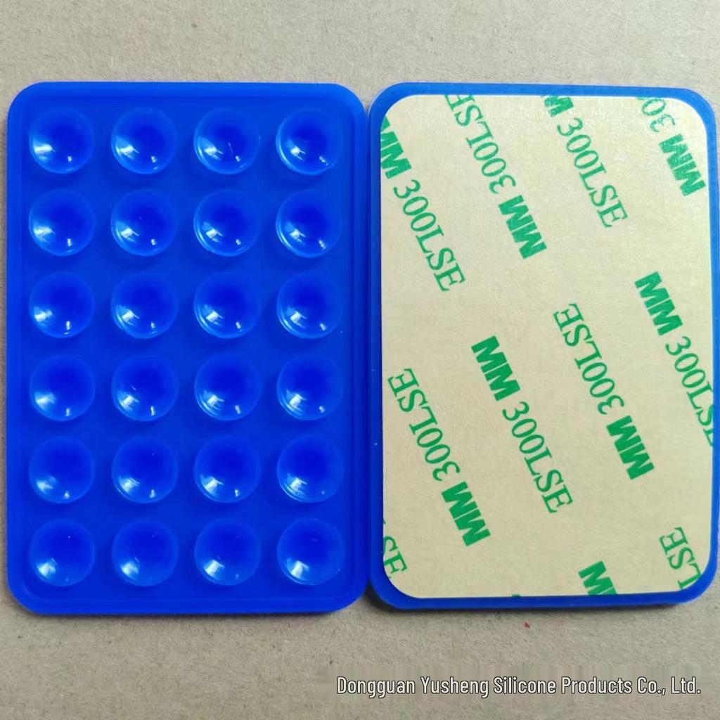 Square 24-Hole Thickened Silicone Phone Holder Suction Cup Sticker