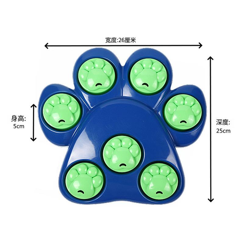 Dog Puzzle Treat Dispenser Toy Interactive Slow Feeder Bowl Anti-Choke Food Puzzle Toy Foraging Snuffle Feeder for IQ Training