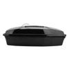 Harley Cruiser Motorcycle Rear and Side Storage Boxes - Black