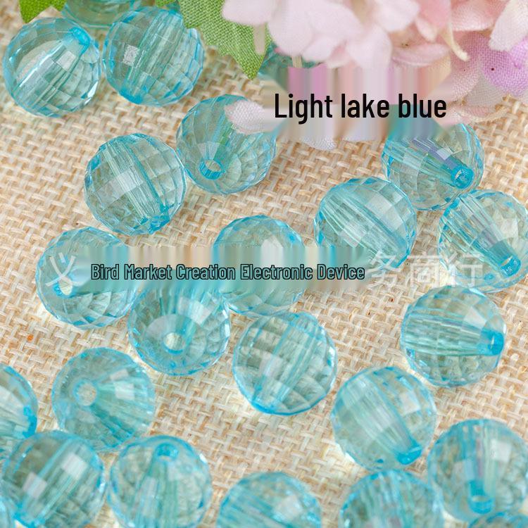 6-30MM Transparent Earth 96-Facet Acrylic Beads for Door Curtains & DIY Bracelets