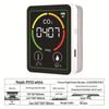 3-in-1 CO2, Temperature, and Humidity Detector with 2.8" LCD and LPG Infrared Sensor.