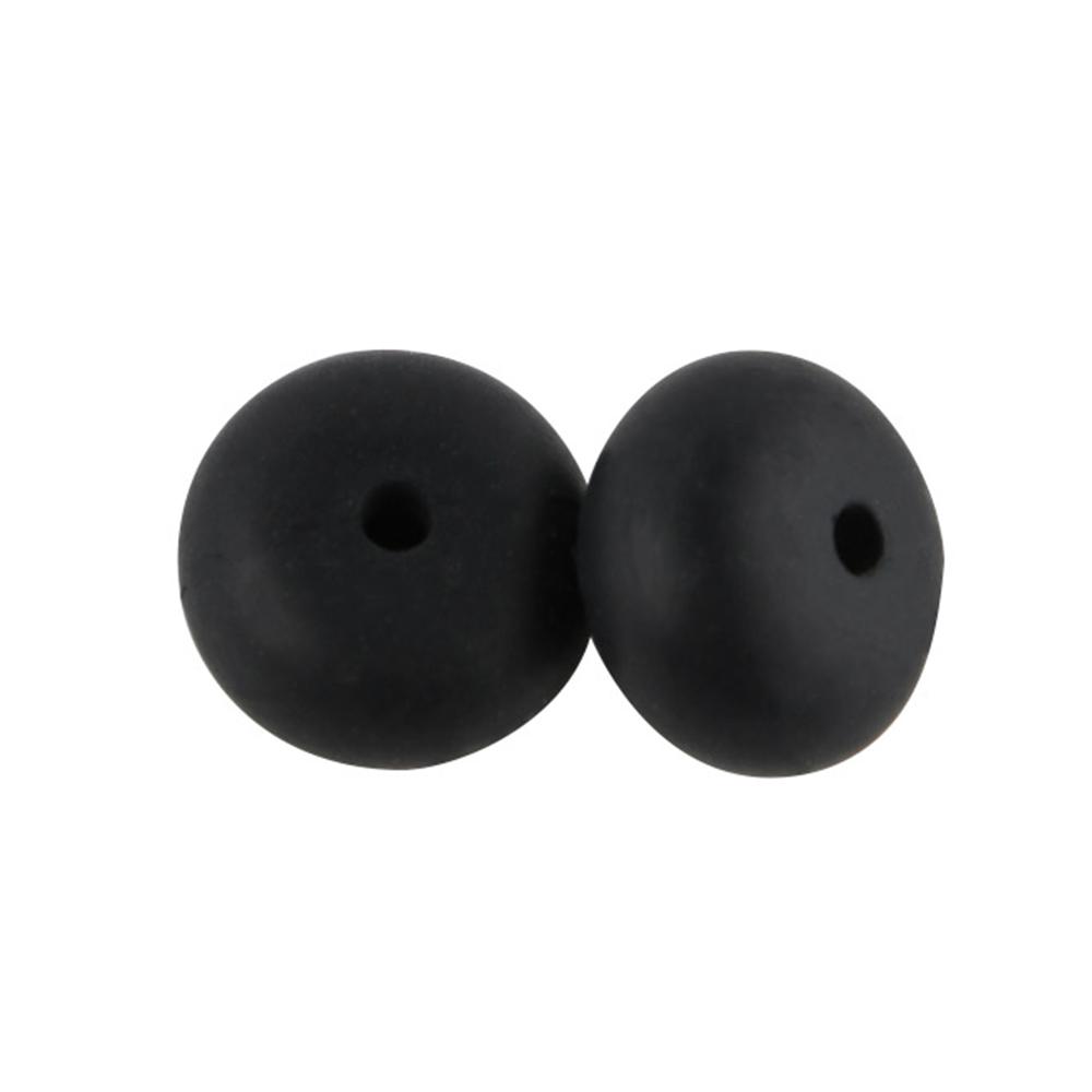 25Pcs/lot 14mm Abacus Silicone Lentil Beads Loose Bead For Jewelry Making DIY Jewelry Accessories Keychain Beaded Pen Bracelets