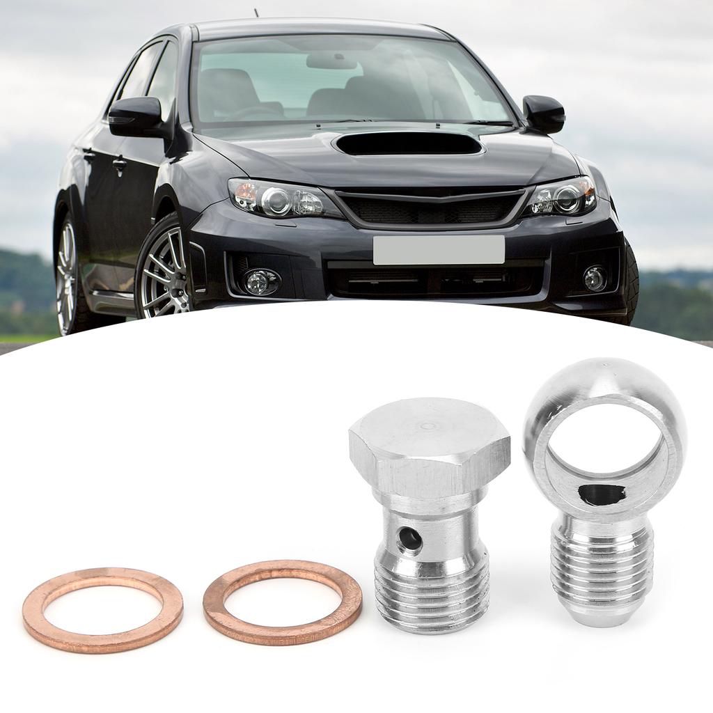 Turbo Banjo Bolt Kit Straight 16mm To 6AN 315‑02101‑026 for Garrett TB03 T3 Turbo